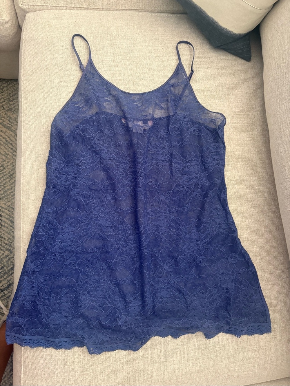 Navy Lace Victoria’s Secret Nightie- Women